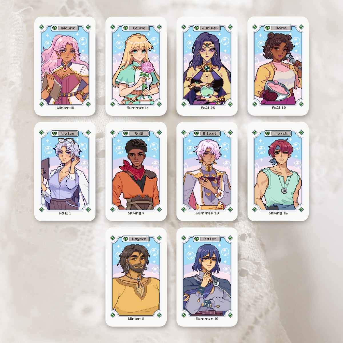 Fields of Mistria "For my beloved" Lenticular Card