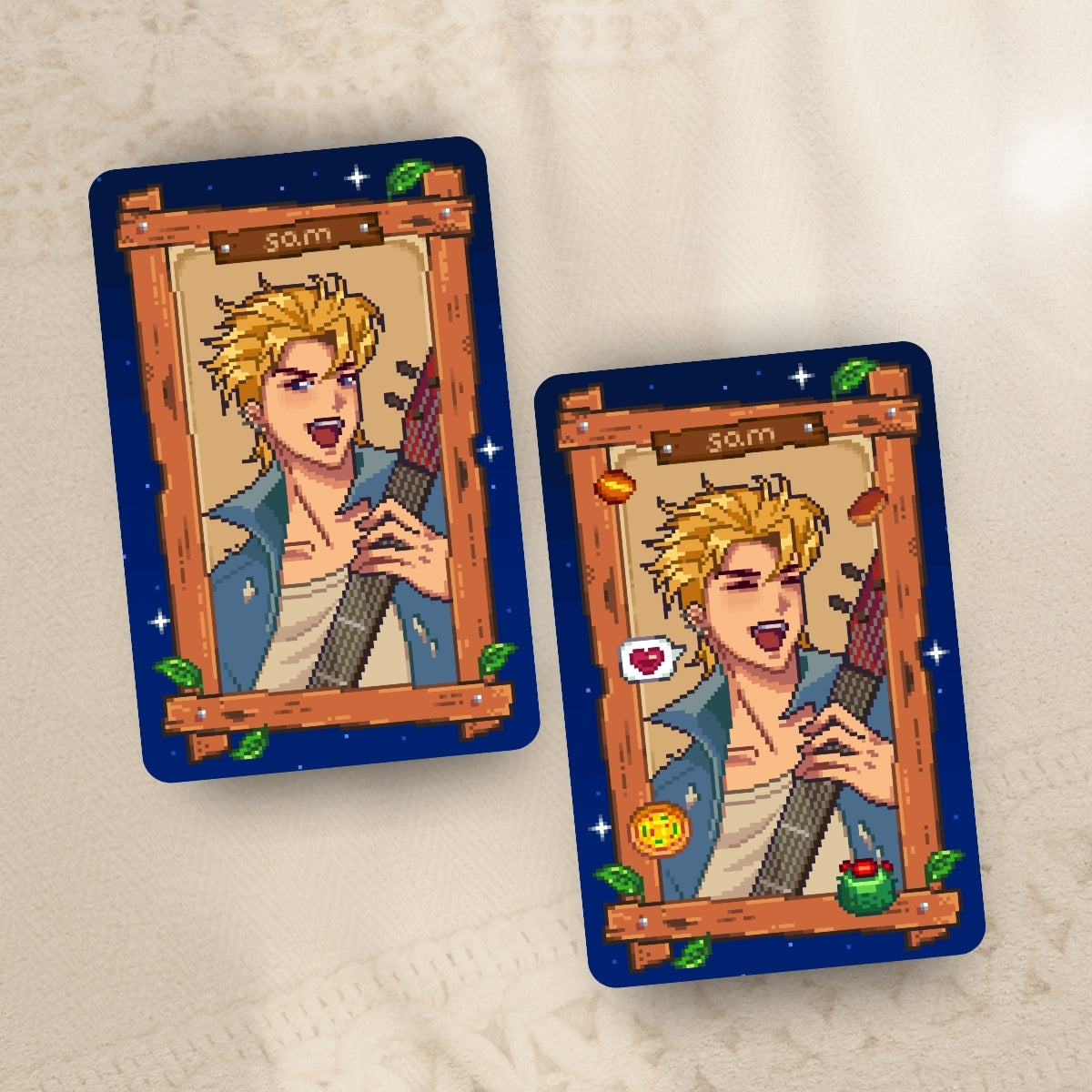 Stardew Valley "For my beloved" Lenticular Card