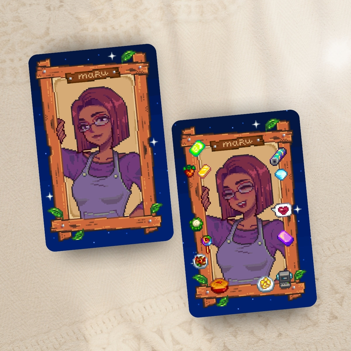 Stardew Valley "For my beloved" Lenticular Card