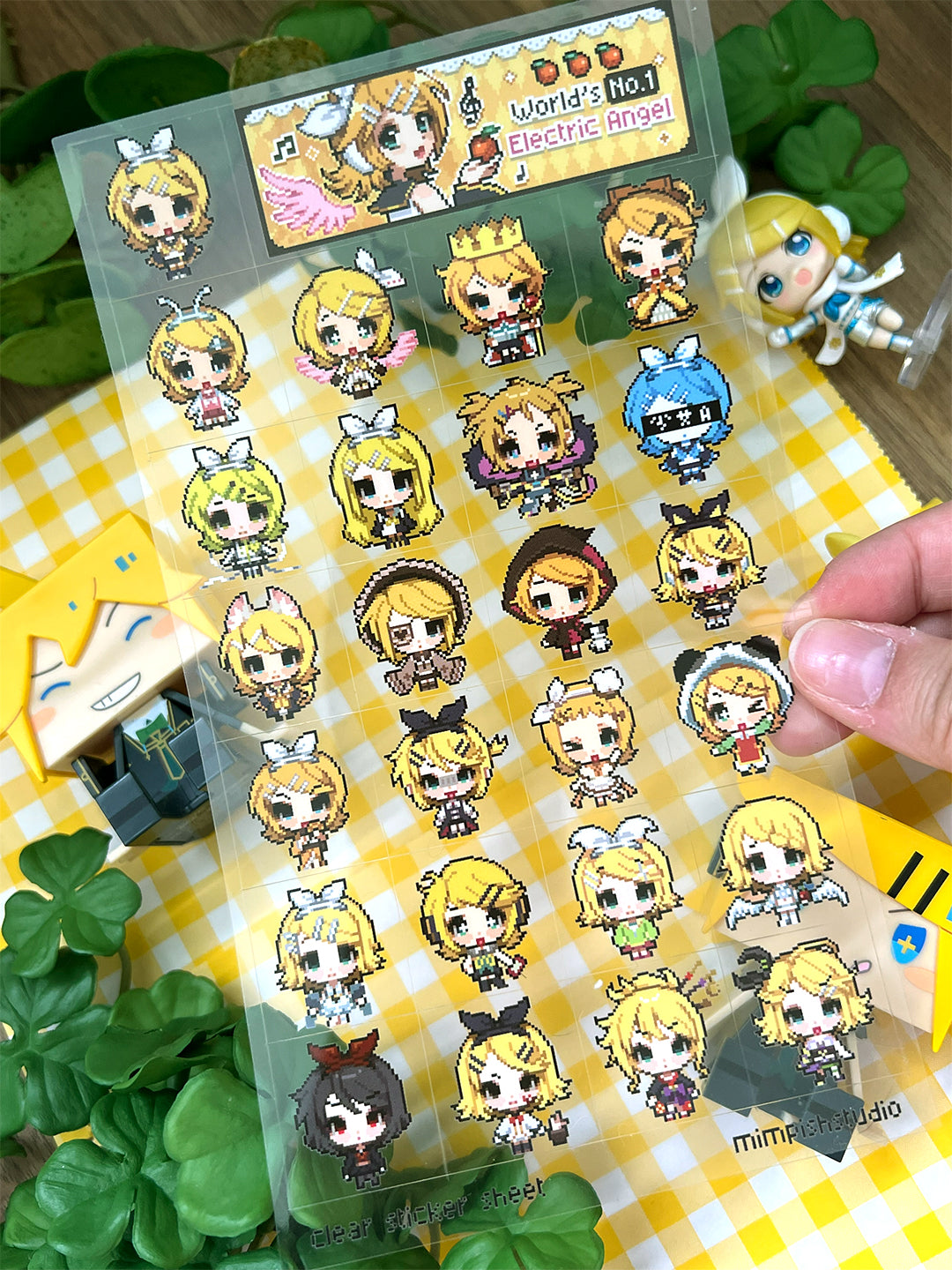 mini rin sticker sheet