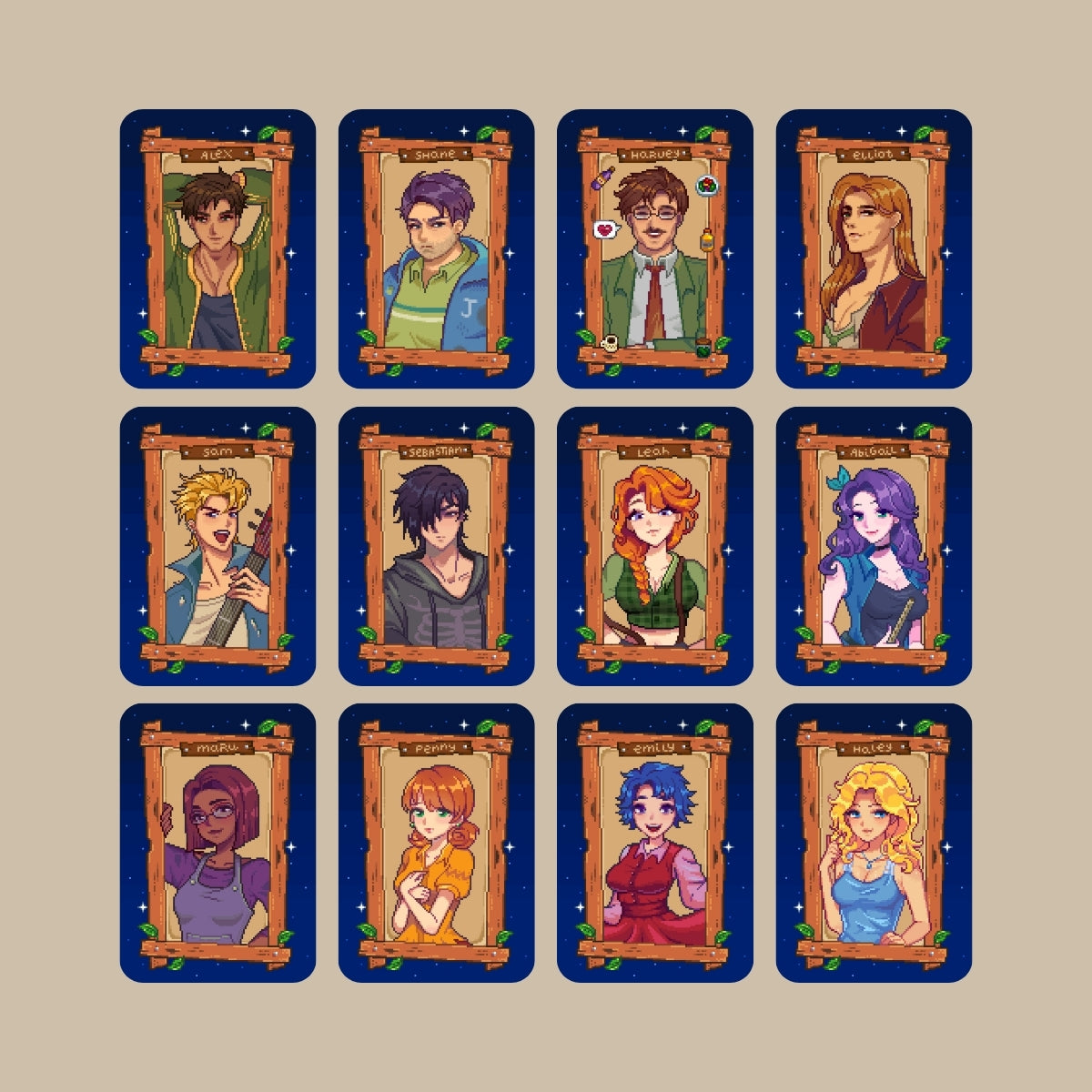 Stardew Valley "For my beloved" Lenticular Card
