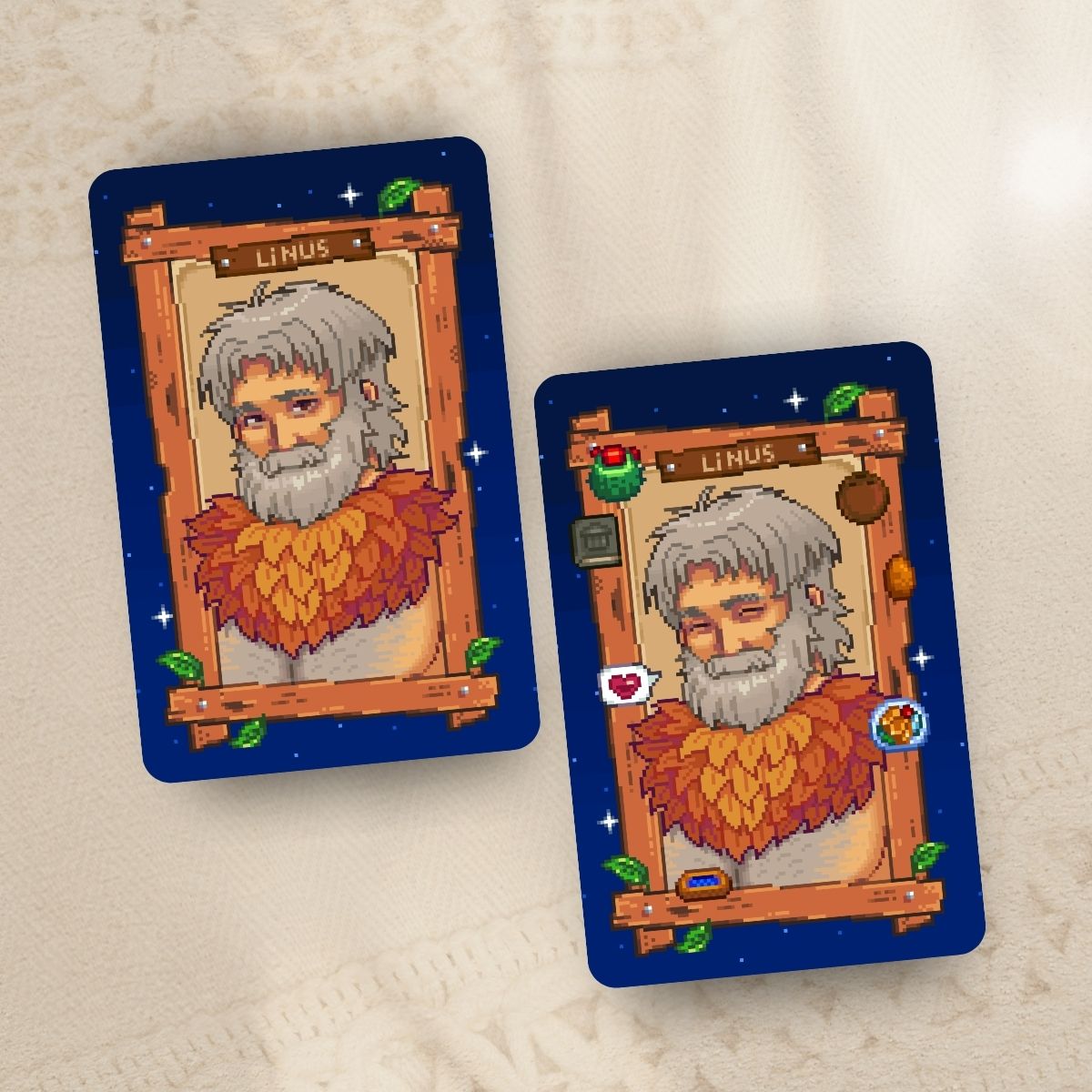 Stardew Valley "For my beloved" Lenticular Card
