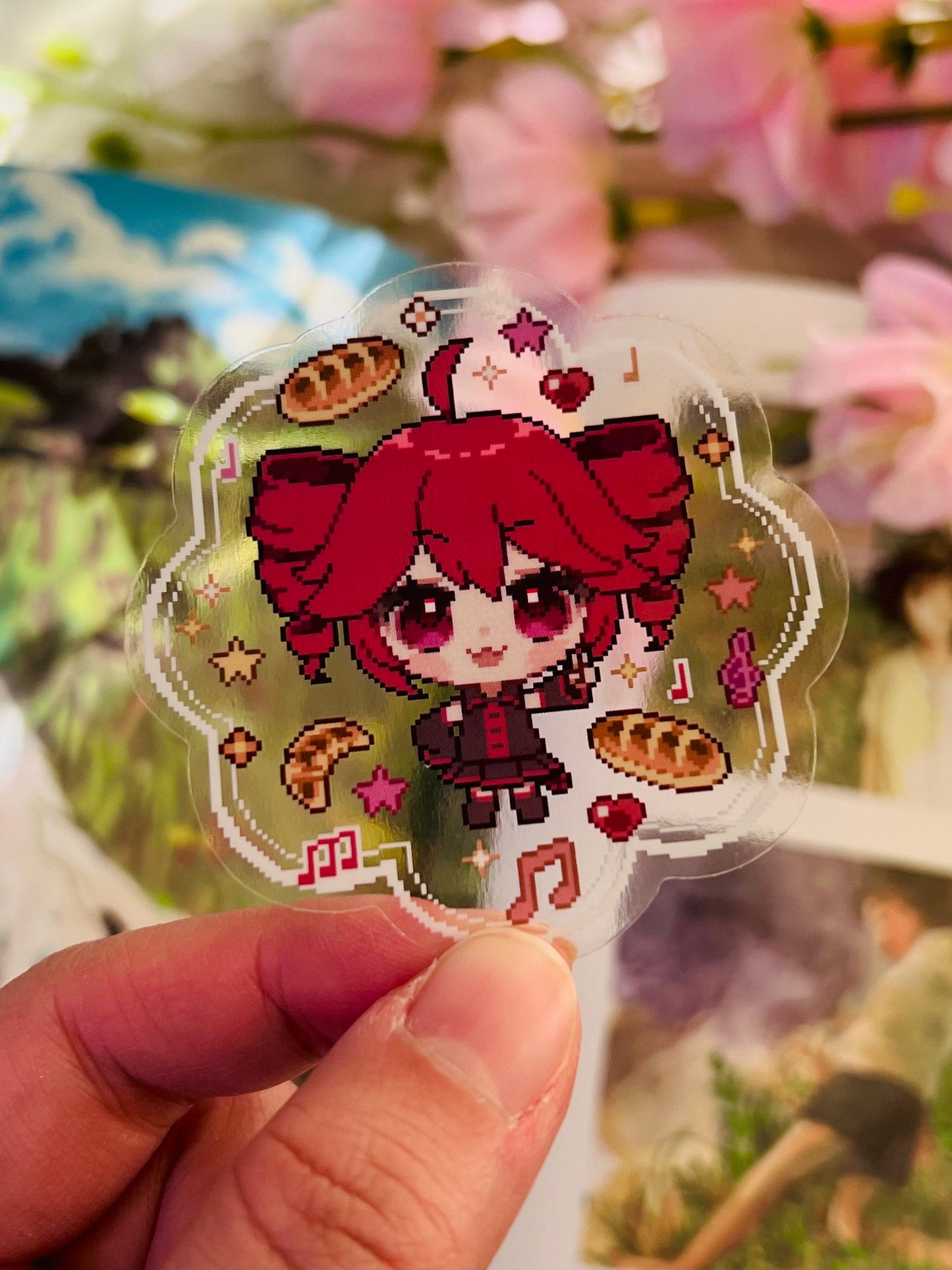Clear pixel Vocaloid & UTAU sticker