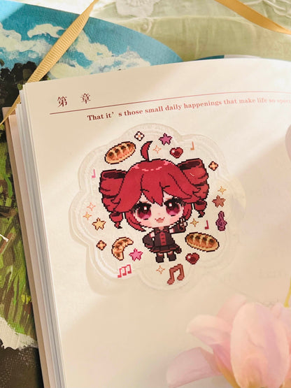 Clear pixel Vocaloid & UTAU sticker