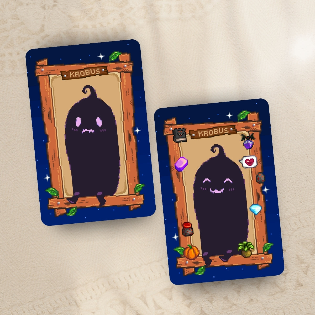 Stardew Valley "For my beloved" Lenticular Card