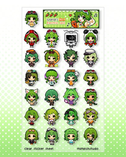 mini gumi sticker sheet