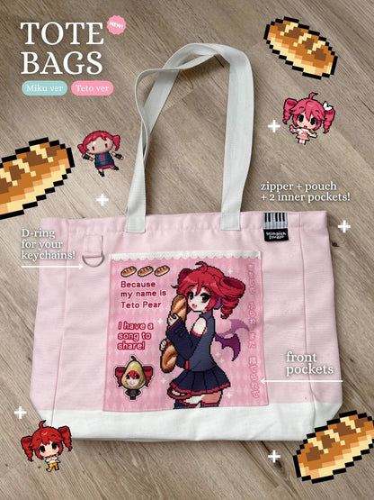 Vocaloid Tote Bag (Miku & Teto ver)