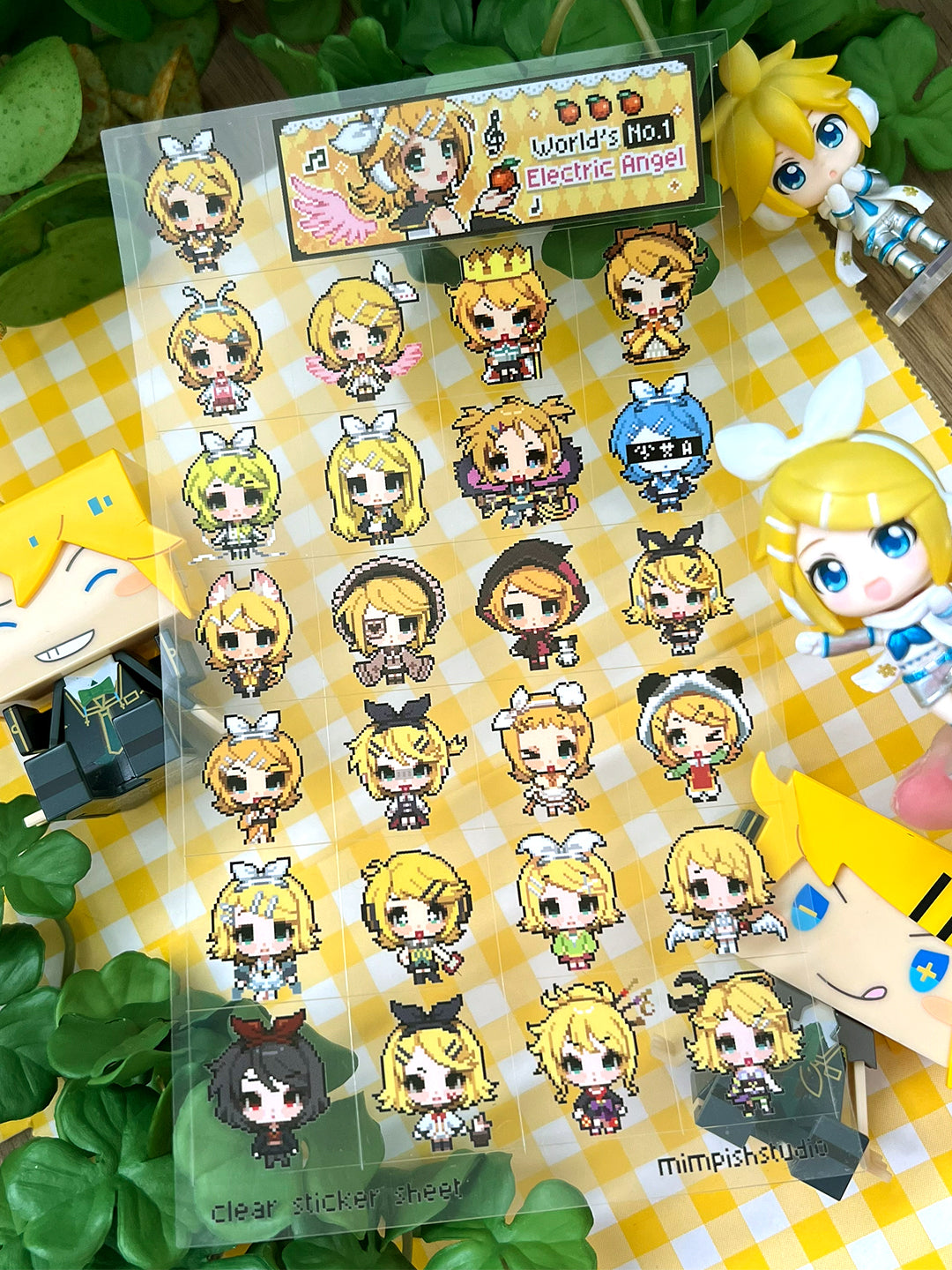 mini rin sticker sheet