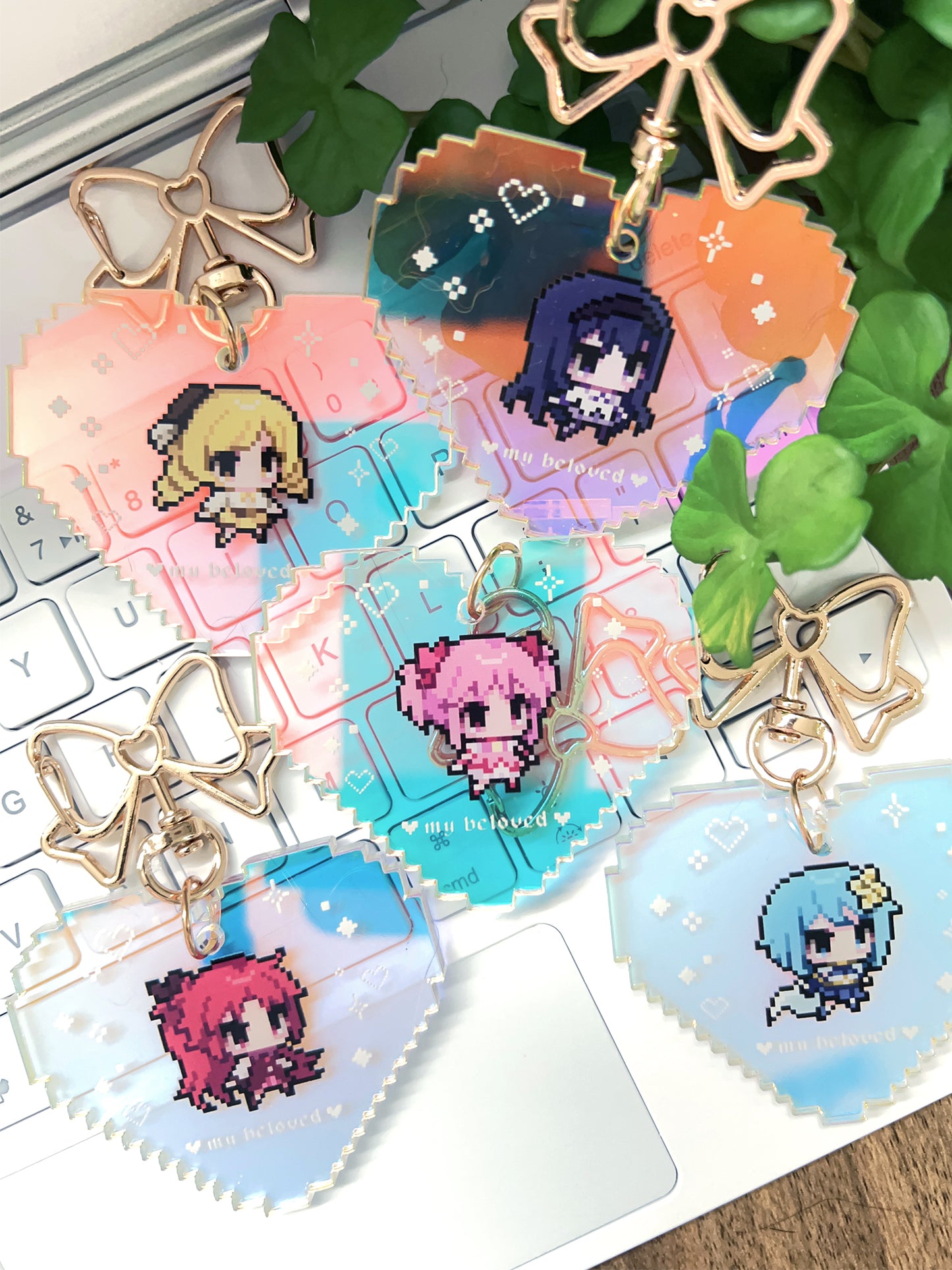Madoka Magica acrylic keychain