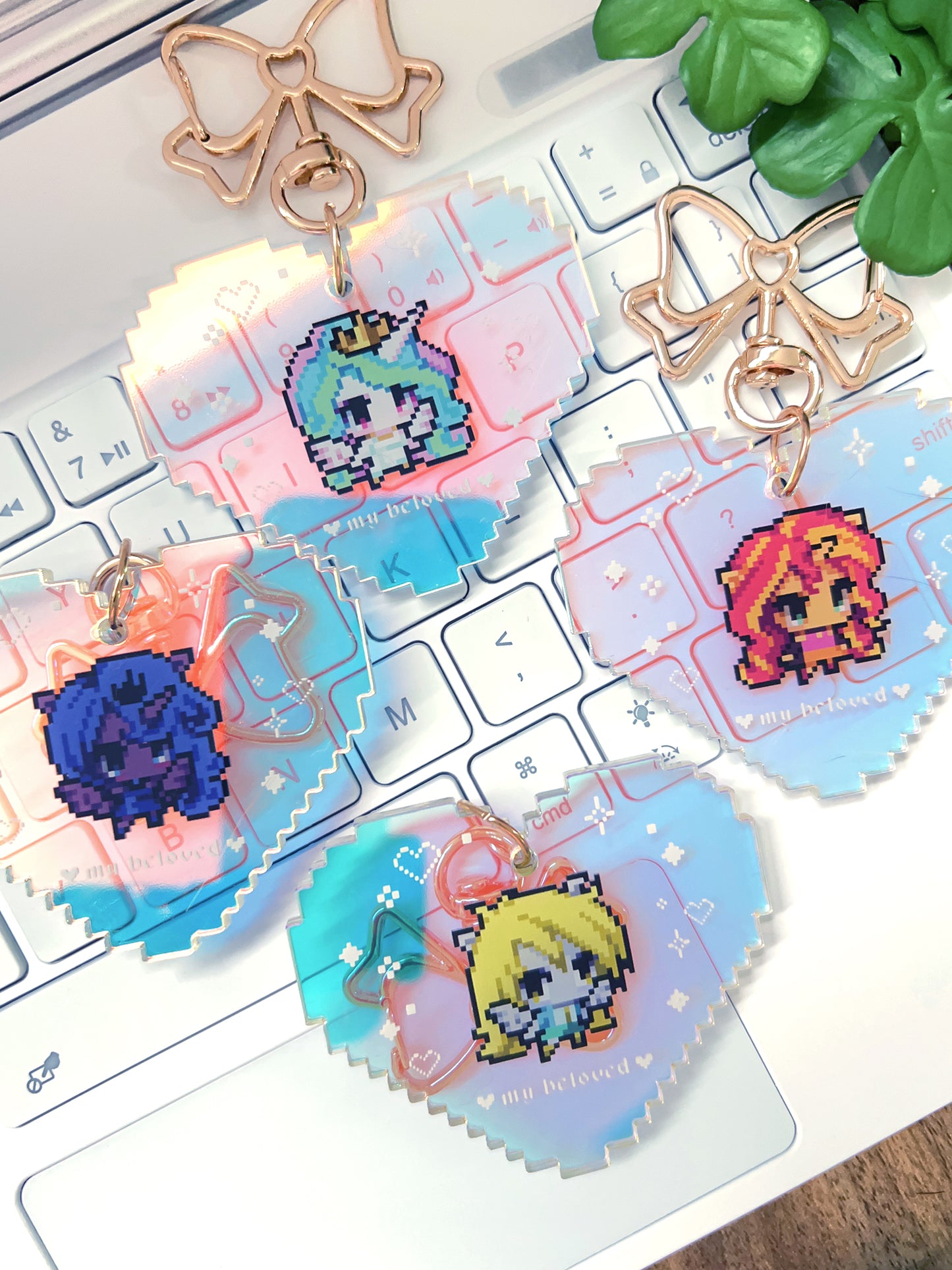 My Pixel Pony acrylic keychain