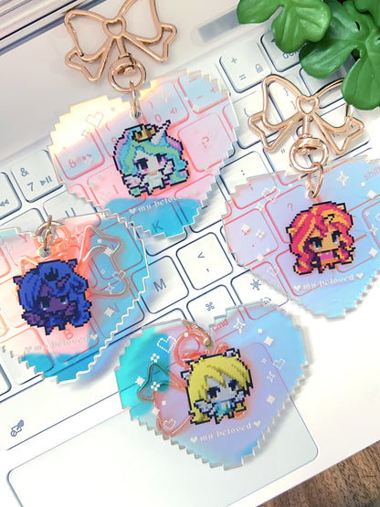 My Pixel Pony acrylic keychain