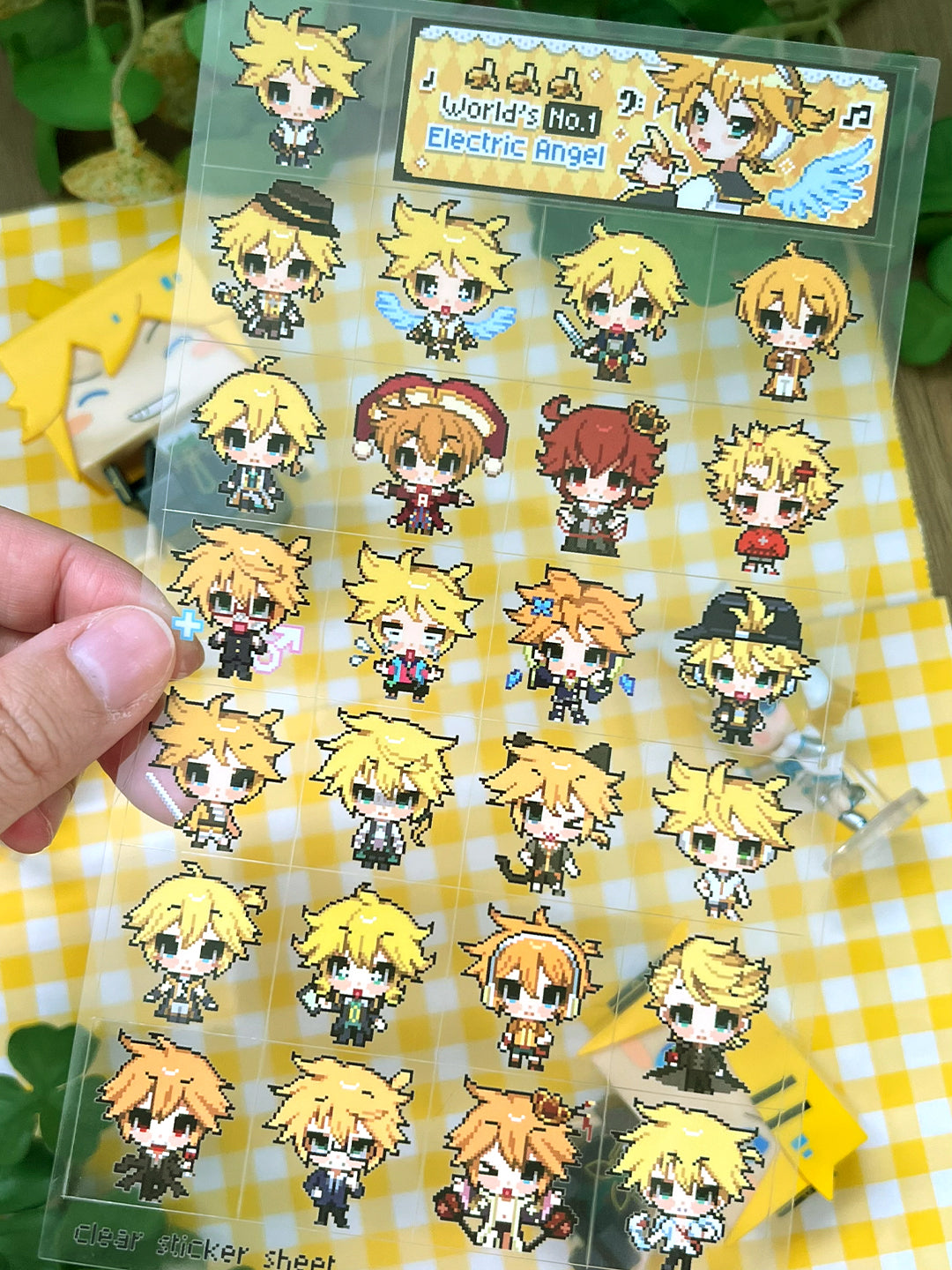 mini len sticker sheet