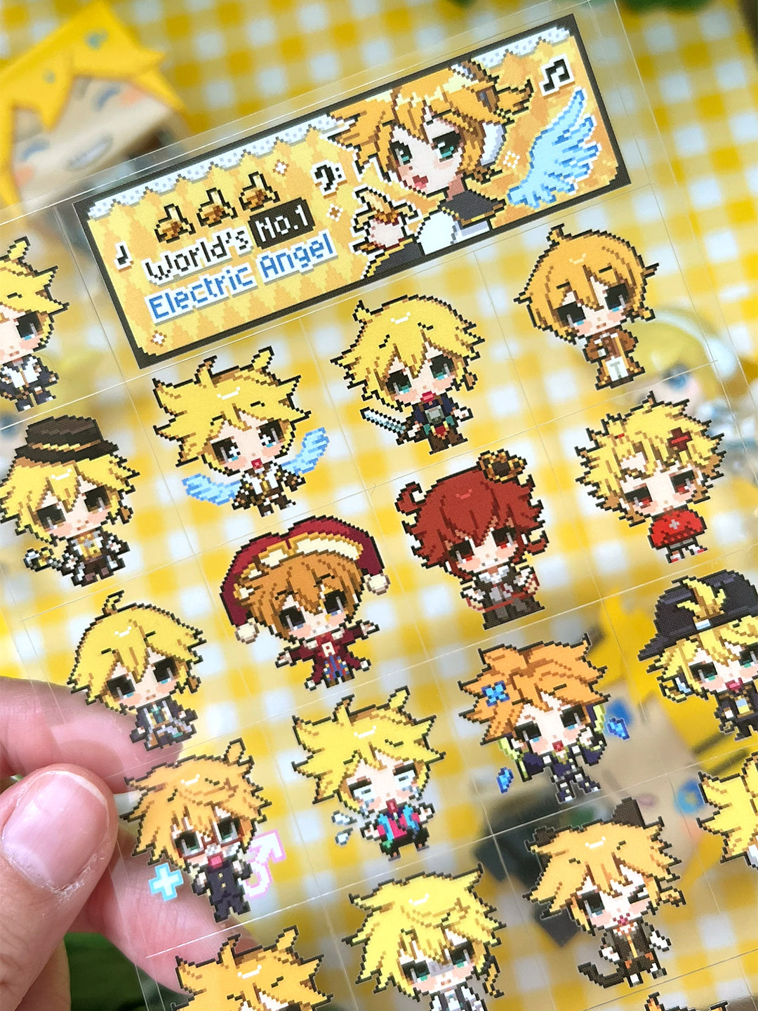 mini len sticker sheet