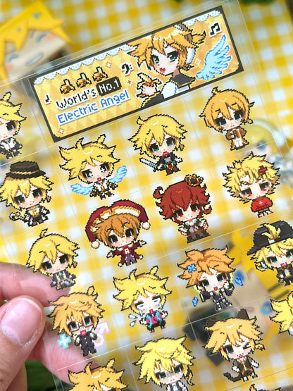 mini len sticker sheet