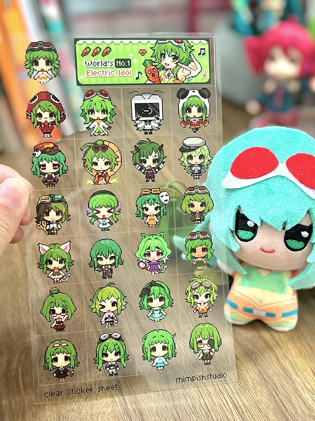 mini gumi sticker sheet