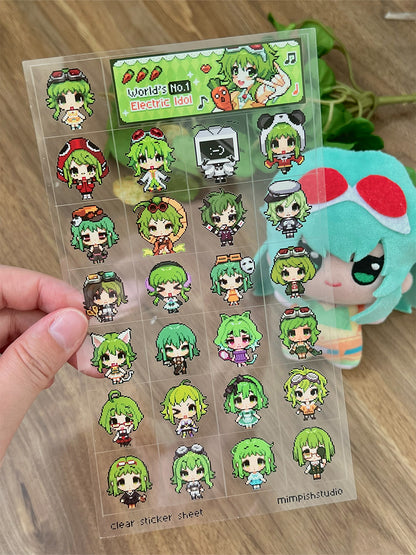 mini gumi sticker sheet