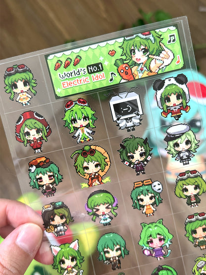mini gumi sticker sheet