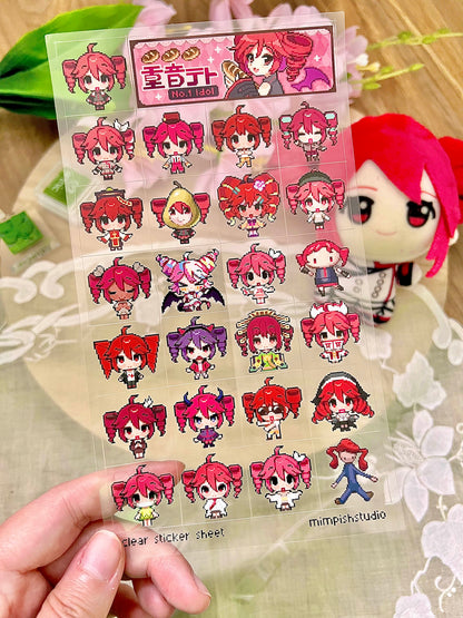 mini teto sticker sheet
