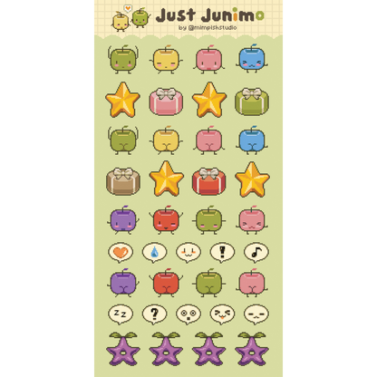 Just Junimo sticker sheet