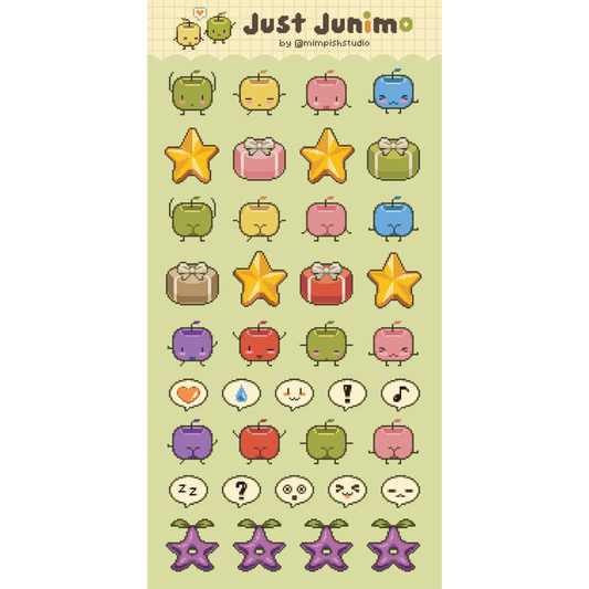 Just Junimo sticker sheet