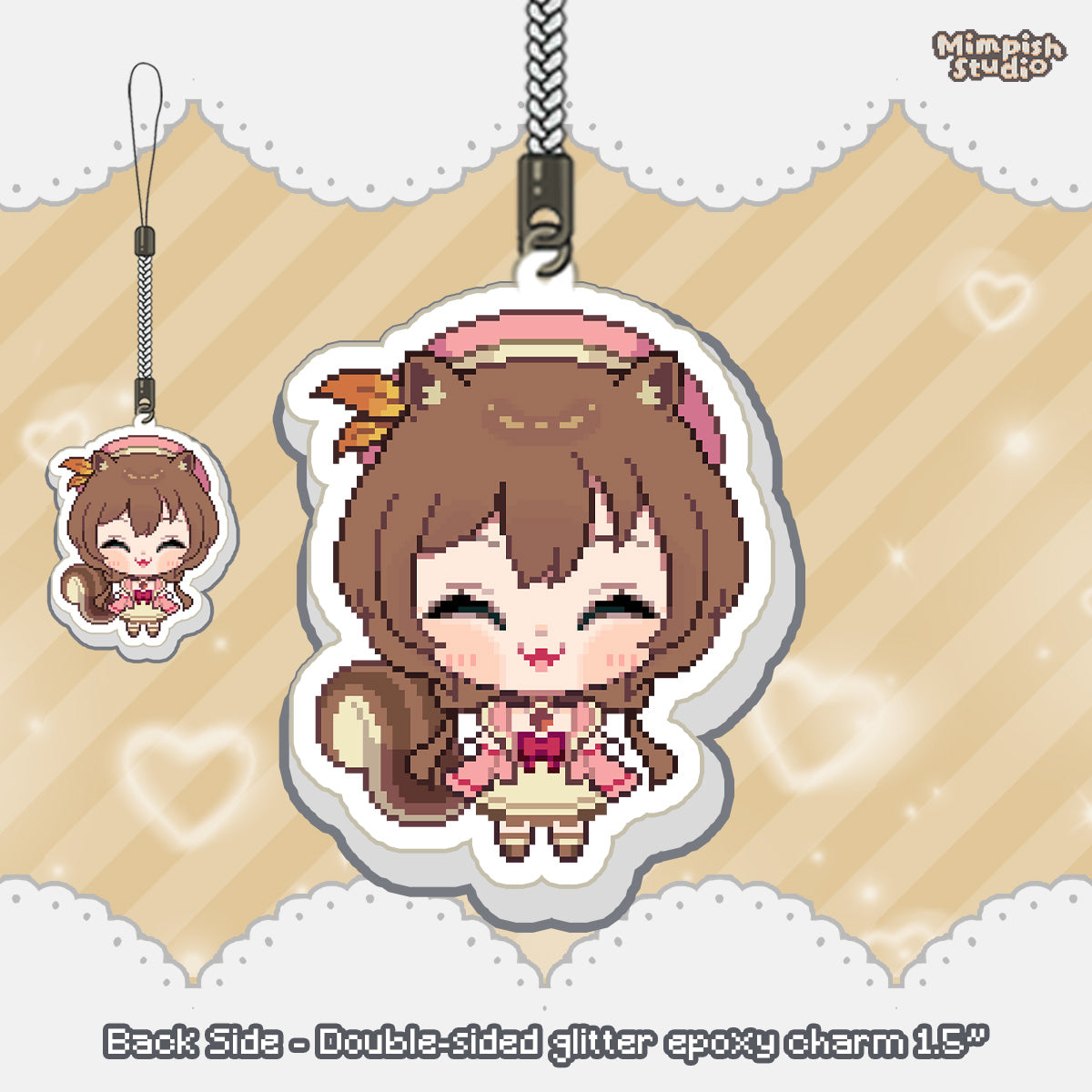 Risu Acrylic Charm