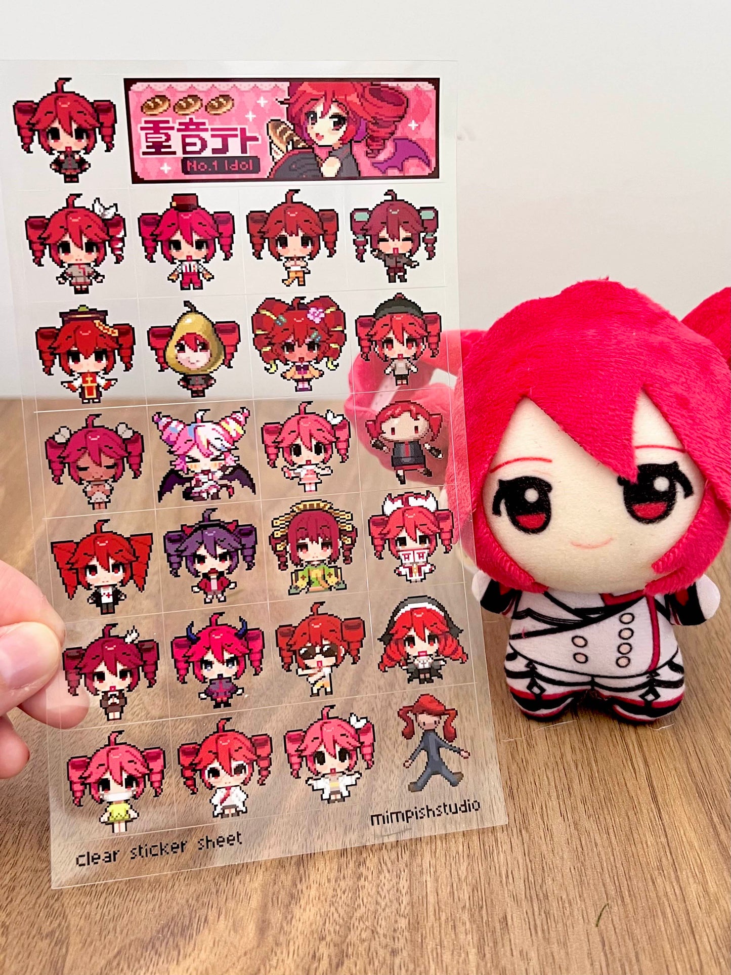 mini teto sticker sheet