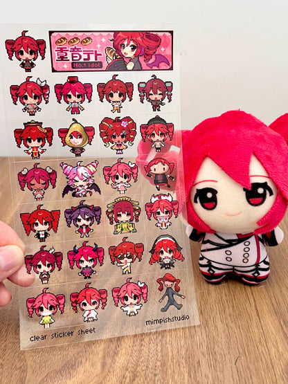 mini teto sticker sheet